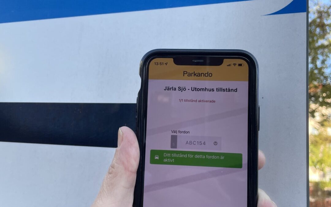 Nytt P-tillstånd kan köpas via Parkandos kundportal 1 december 2021!