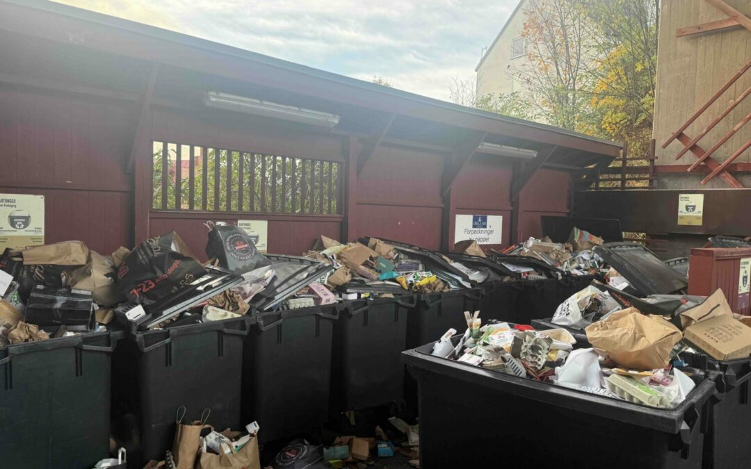 Försenad tömning av källsorteringsstationen – problem hos PreZero